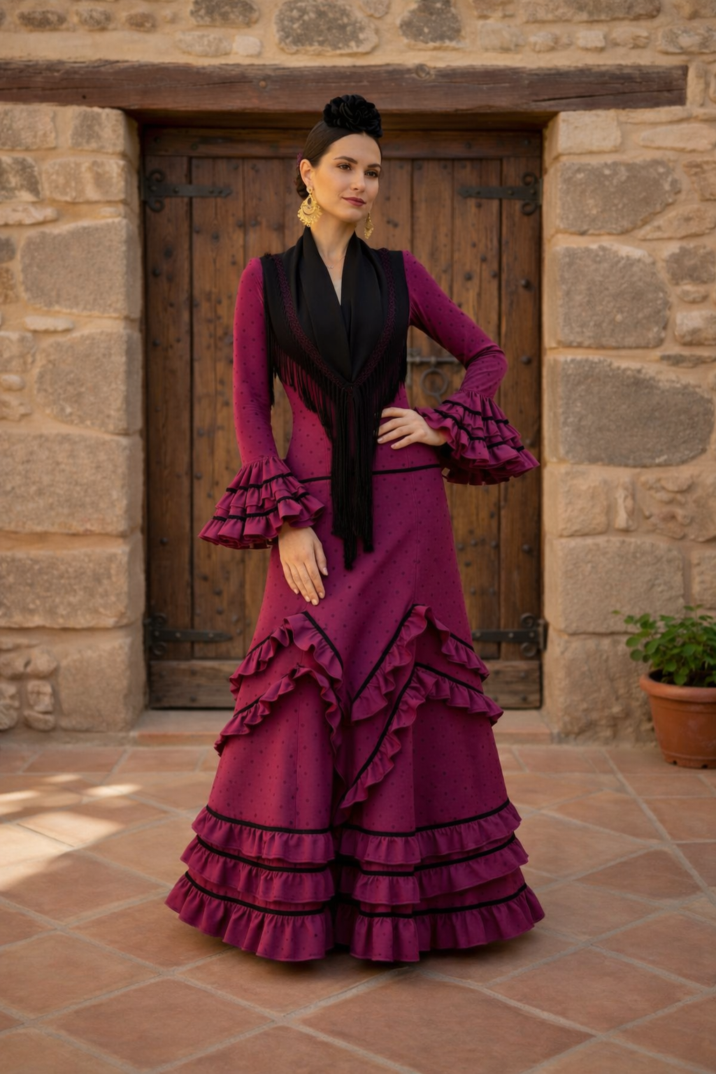 Traje rojo