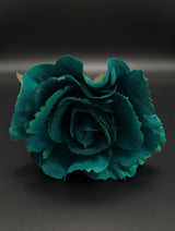 Rosa Flor Flamenca Verde Esmeralda