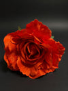 Rosa Flor Flamenca Naranja Fuego