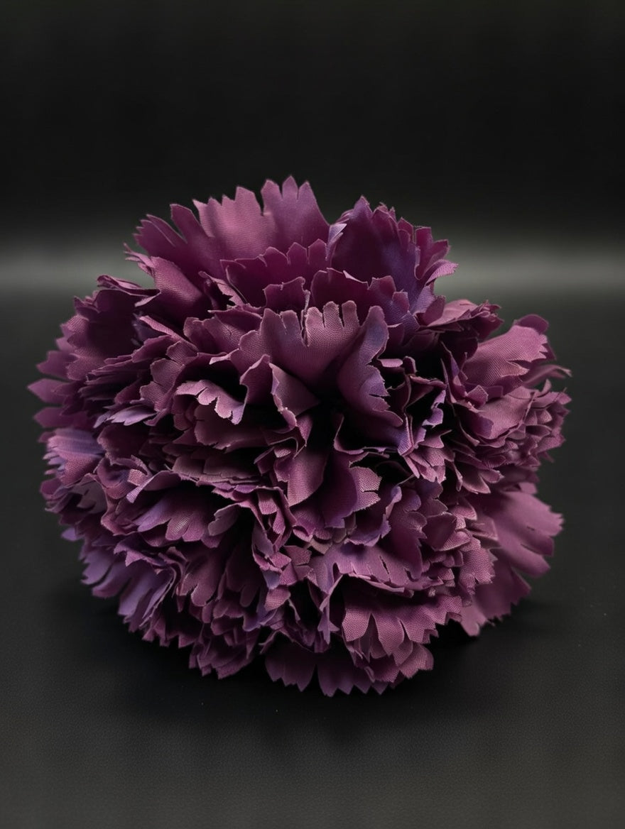Flor Flamenca Ciruela Empolvado