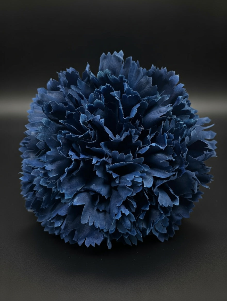Flor Flamenca Azul Marino