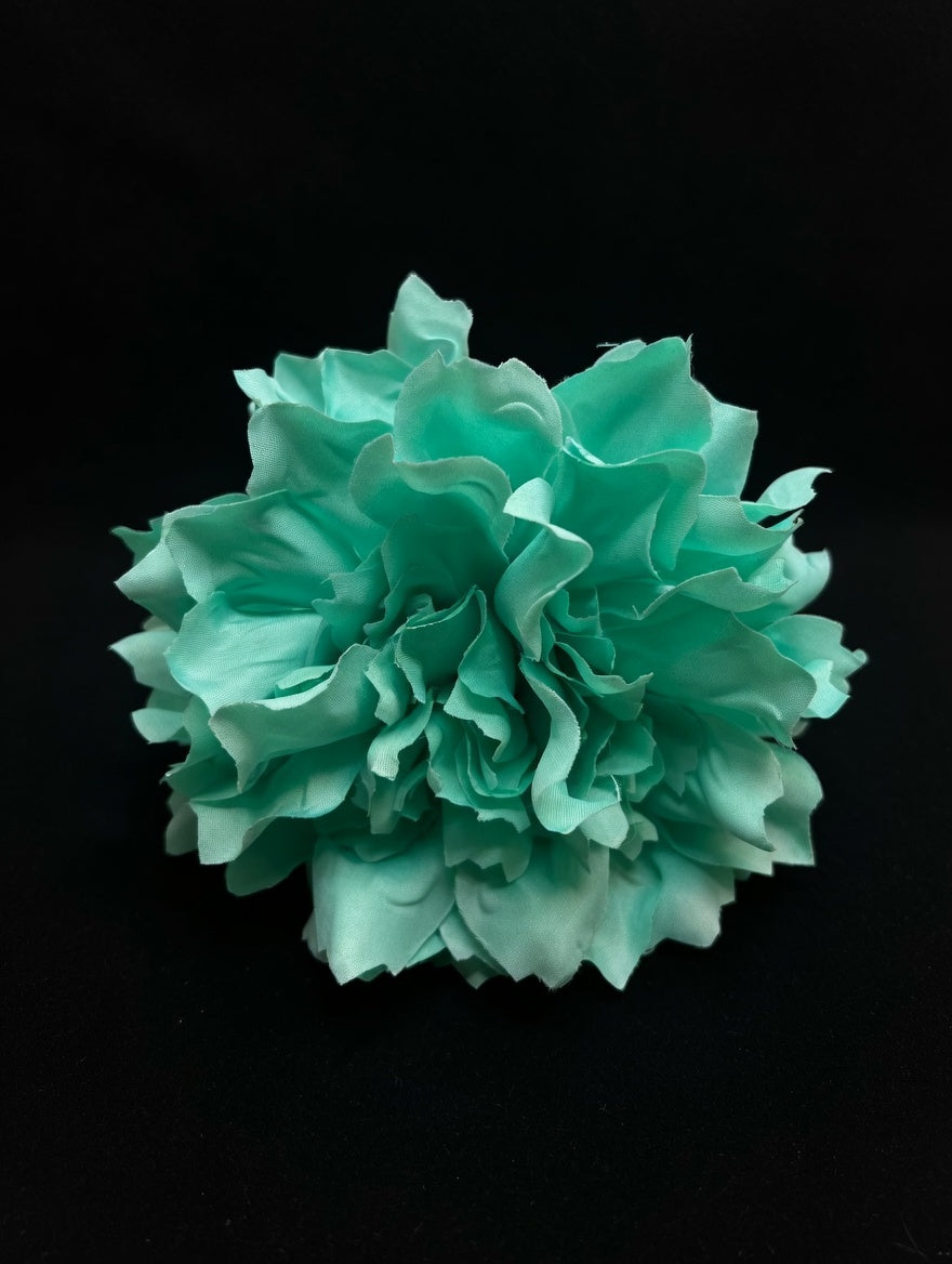 Flor verde menta suave y luminoso
