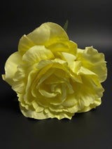 Rosa Flor Flamenca Amarillo Limón