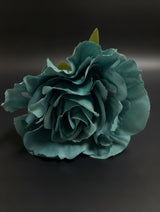 Rosa Flor Flamenca Verde Agua